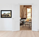 Vintage Farm Trucks I 2 Black Framed Print Wall Art - Homeroots - Flyclothing LLC