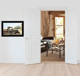 Vintage Farm Trucks I 2 Black Framed Print Wall Art - Homeroots - Flyclothing LLC