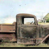 Vintage Farm Trucks I 2 Black Framed Print Wall Art - Homeroots