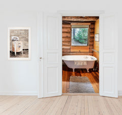 Laundry Room 1 White Framed Print Bathroom Wall Art - Homeroots