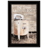 Laundry Room 2 Black Framed Print Bathroom Wall Art - Homeroots
