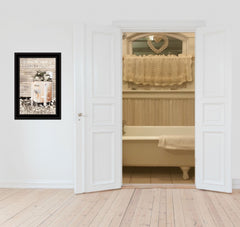 Fresh Laundry 2 Black Framed Print Bathroom Wall Art - Homeroots