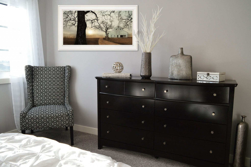 Millersburg Sunrise 2 White Framed Print Wall Art - Homeroots - Flyclothing LLC