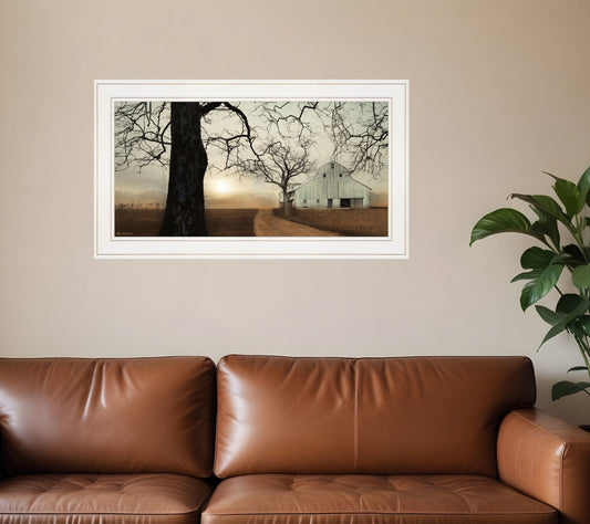 Millersburg Sunrise 2 White Framed Print Wall Art - Homeroots