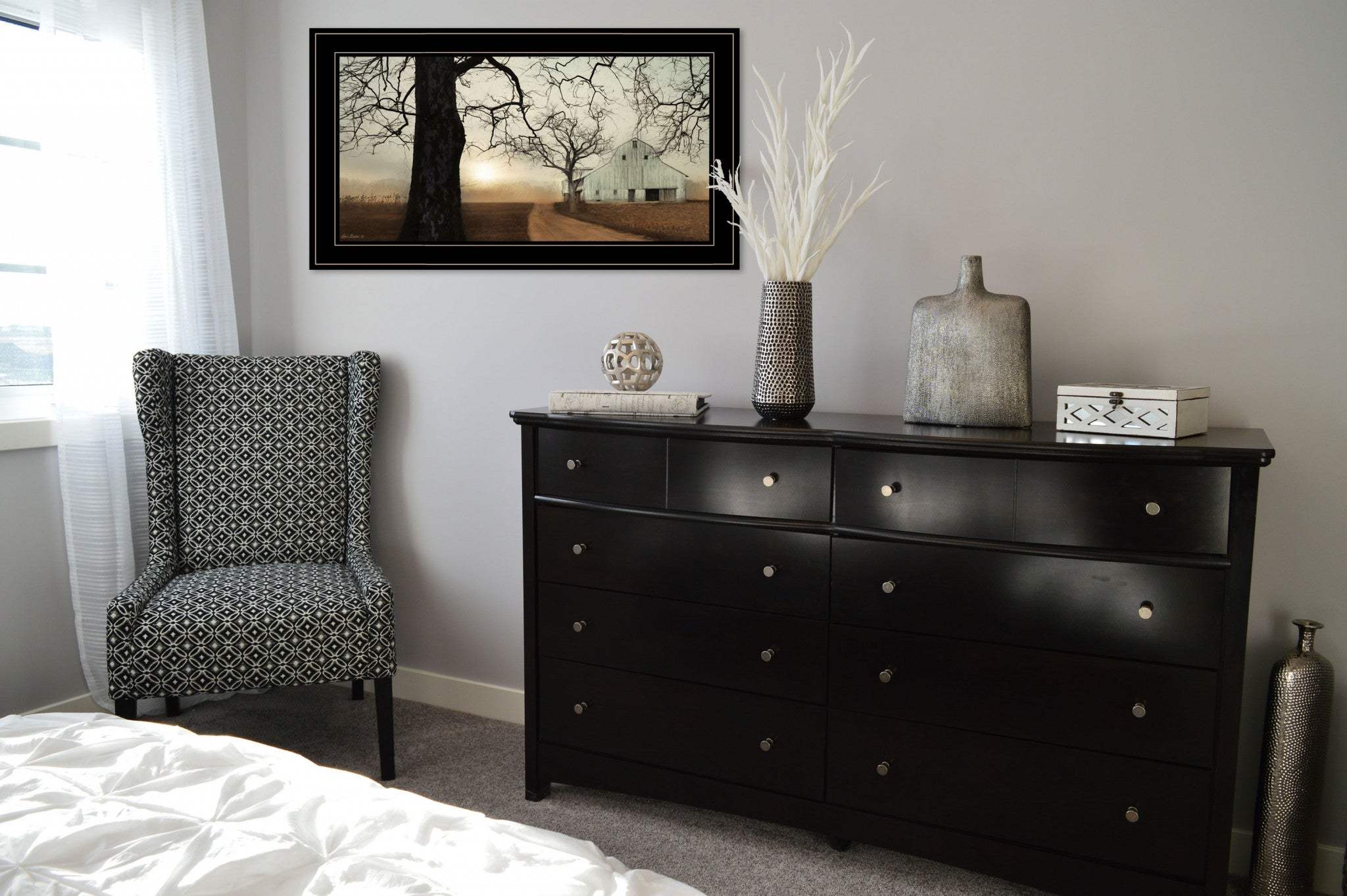 Millersburg Sunrise 1 Black Framed Print Wall Art - Homeroots - Flyclothing LLC