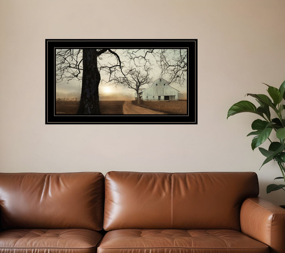 Millersburg Sunrise 1 Black Framed Print Wall Art - Homeroots