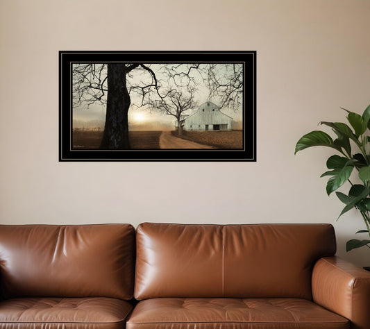 Millersburg Sunrise 1 Black Framed Print Wall Art - Homeroots