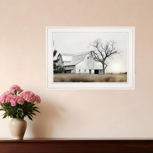 Ohio Fields I 1 White Framed Print Wall Art - Homeroots