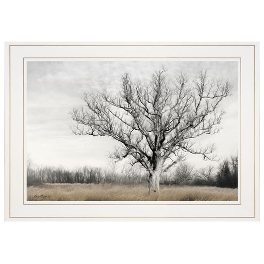 Earth and Sky 1 White Framed Print Wall Art - Homeroots