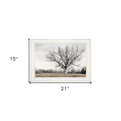 Earth and Sky 1 White Framed Print Wall Art - Homeroots