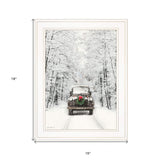 Antique Christmas 1 White Framed Print Wall Art - Homeroots - Flyclothing LLC
