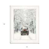 Antique Christmas 1 White Framed Print Wall Art - Homeroots - Flyclothing LLC