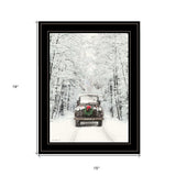 Antique Christmas 2 Black Framed Print Wall Art - Homeroots - Flyclothing LLC