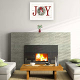 Christmas Joy 4 White Framed Print Wall Art - Homeroots