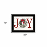 Christmas Joy 5 Black Framed Print Wall Art - Homeroots - Flyclothing LLC