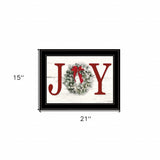 Christmas Joy 5 Black Framed Print Wall Art - Homeroots - Flyclothing LLC