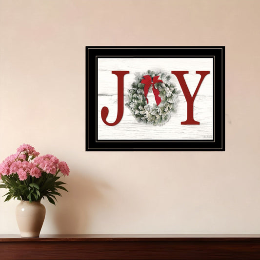 Christmas Joy 5 Black Framed Print Wall Art - Homeroots