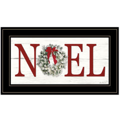 Christmas Noel 2 Black Framed Print Wall Art - Homeroots