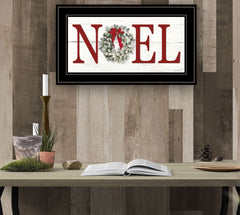 Christmas Noel 2 Black Framed Print Wall Art - Homeroots