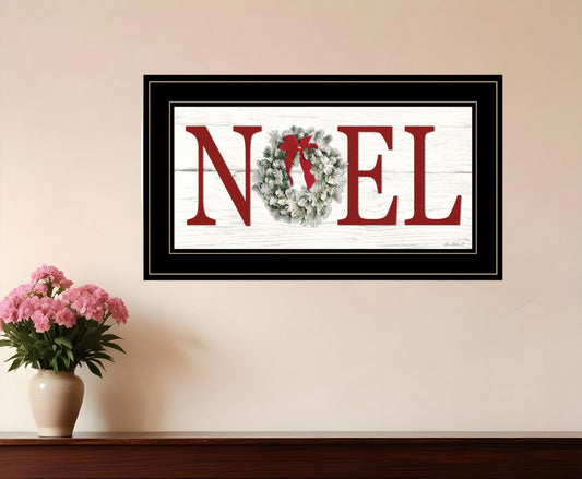 Christmas Noel 2 Black Framed Print Wall Art - Homeroots