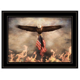 Blaze of Glory 2 Black Framed Print Wall Art - Homeroots