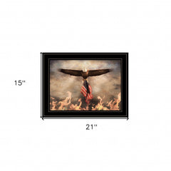 Blaze of Glory 2 Black Framed Print Wall Art - Homeroots