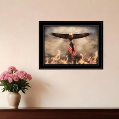 Blaze of Glory 2 Black Framed Print Wall Art - Homeroots