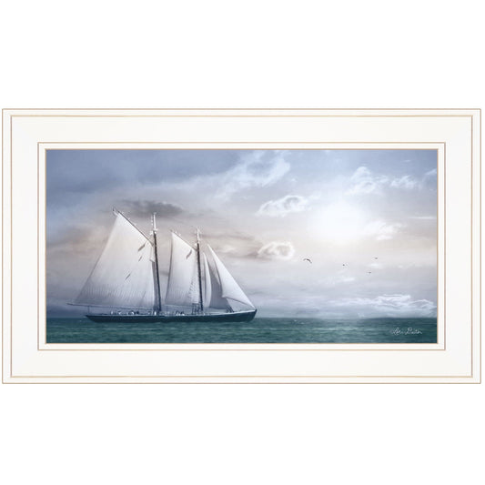 Adventure on the Seas 1 White Framed Print Wall Art - Homeroots