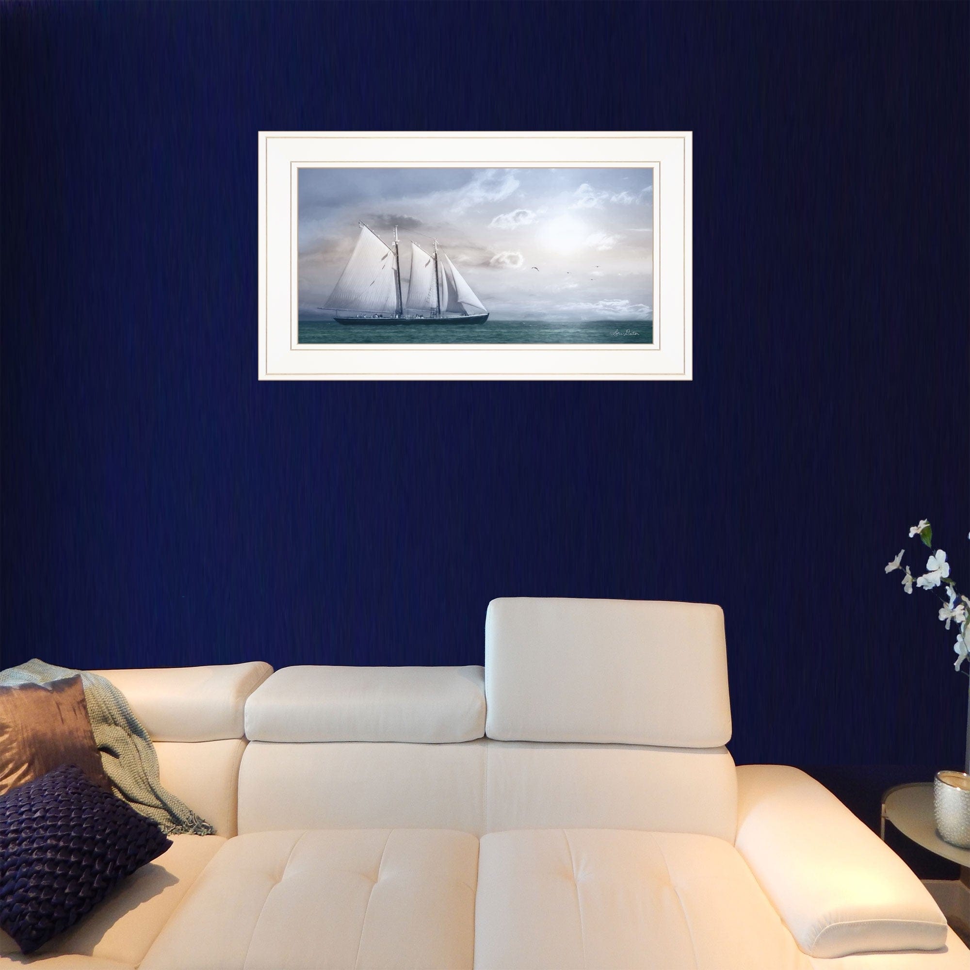 Adventure on the Seas 1 White Framed Print Wall Art - Homeroots