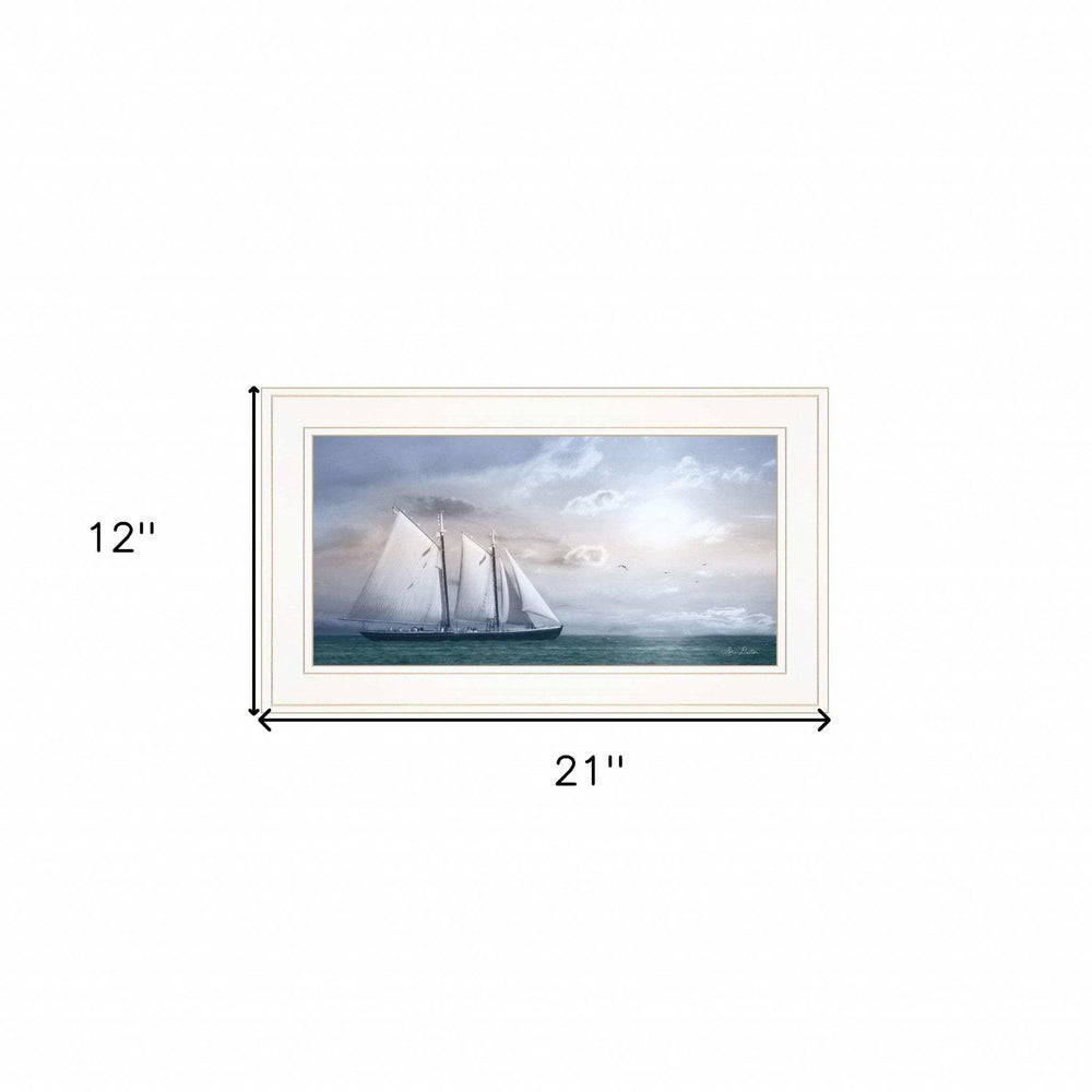 Adventure on the Seas 1 White Framed Print Wall Art - Homeroots - Flyclothing LLC