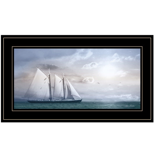 Adventure on the Seas 2 Black Framed Print Wall Art - Homeroots