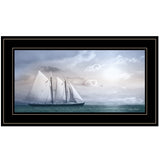 Adventure on the Seas 2 Black Framed Print Wall Art - Homeroots