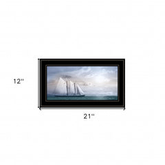 Adventure on the Seas 2 Black Framed Print Wall Art - Homeroots