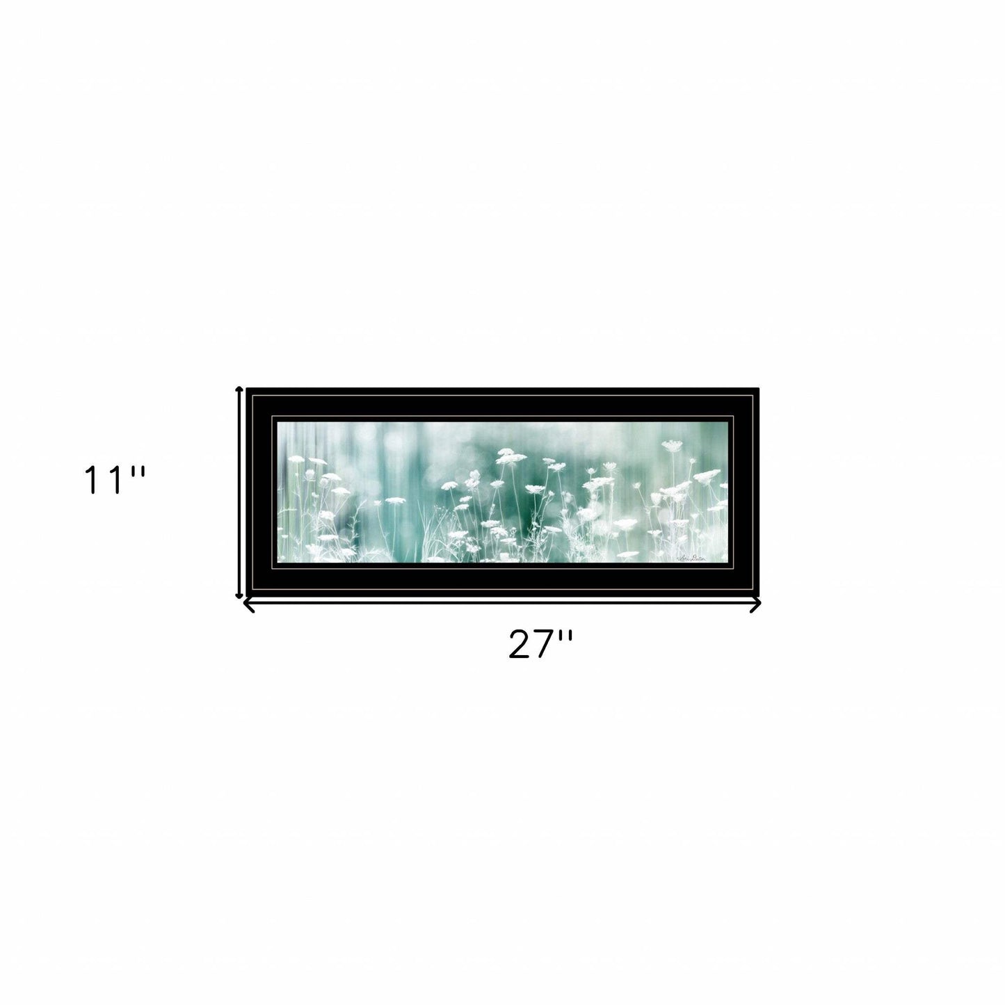Dreamy Meadow 2 Black Framed Print Wall Art - Homeroots - Flyclothing LLC