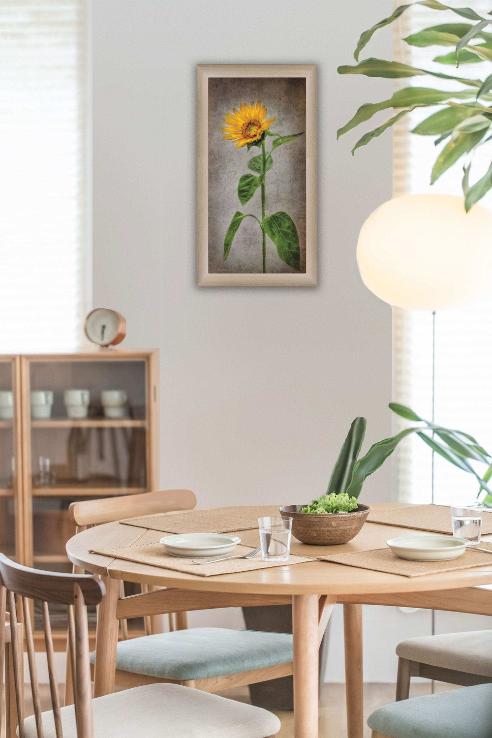 Sunflower II Brown Framed Print Wall Art - Homeroots - Flyclothing LLC