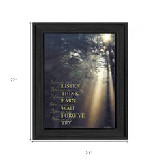 Before You 2 Black Framed Print Wall Art - Homeroots