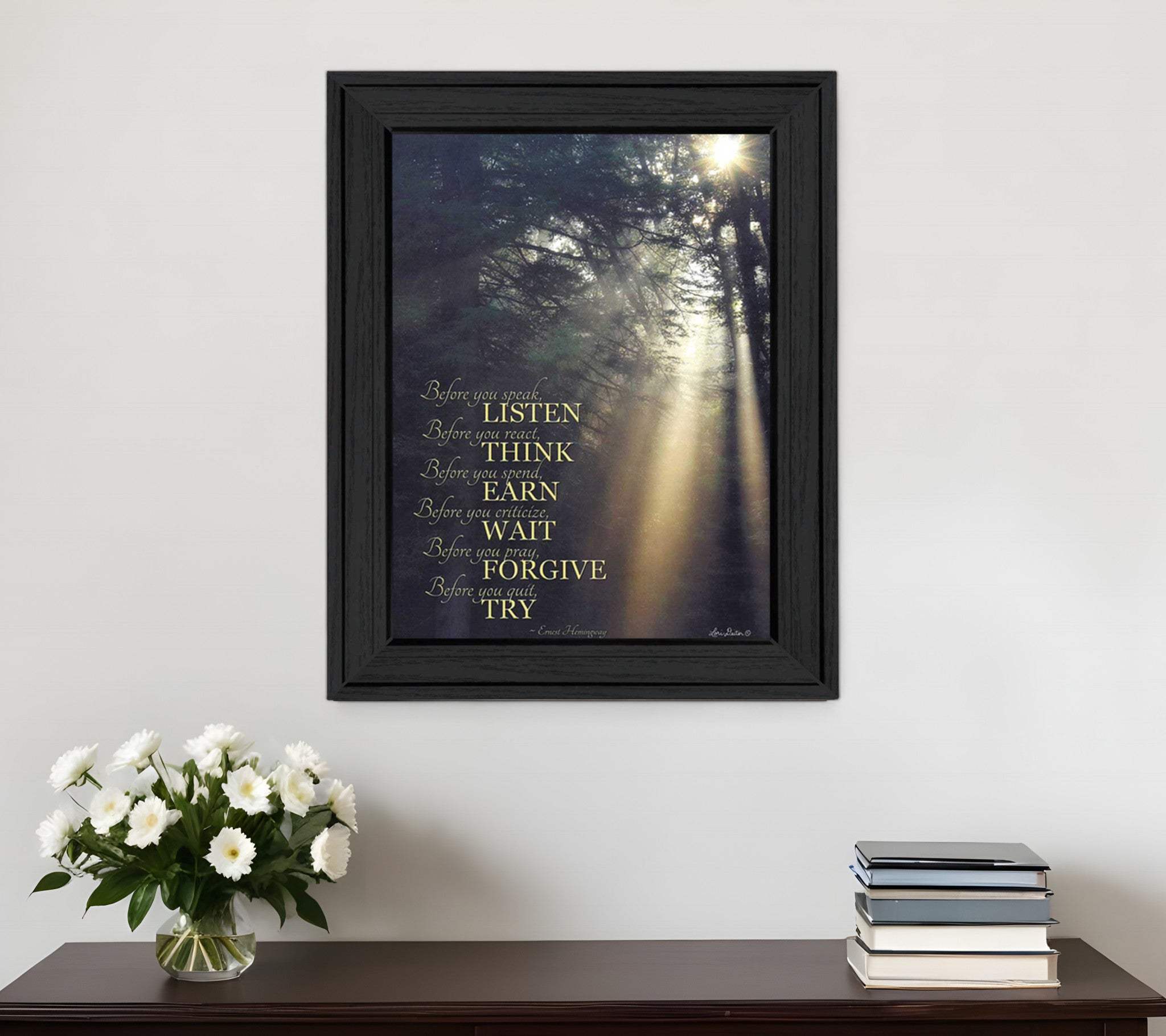 Before You 2 Black Framed Print Wall Art - Homeroots - Flyclothing LLC