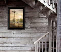 Berks Co Sunrise Black Framed Print Wall Art - Homeroots