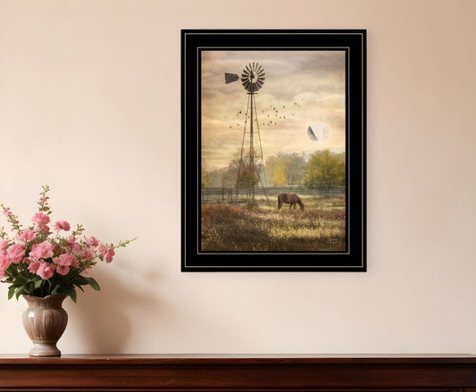 Berks Co Sunrise Black Framed Print Wall Art - Homeroots