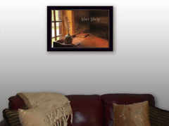 Dear Diary Black Framed Print Wall Art - Homeroots