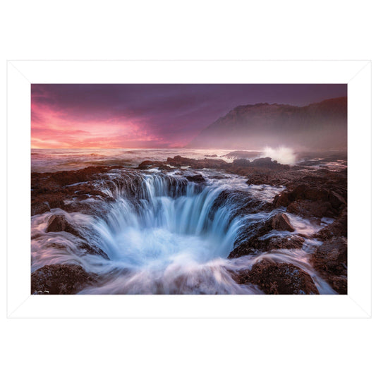 Genesis 1 White Framed Print Wall Art - Homeroots