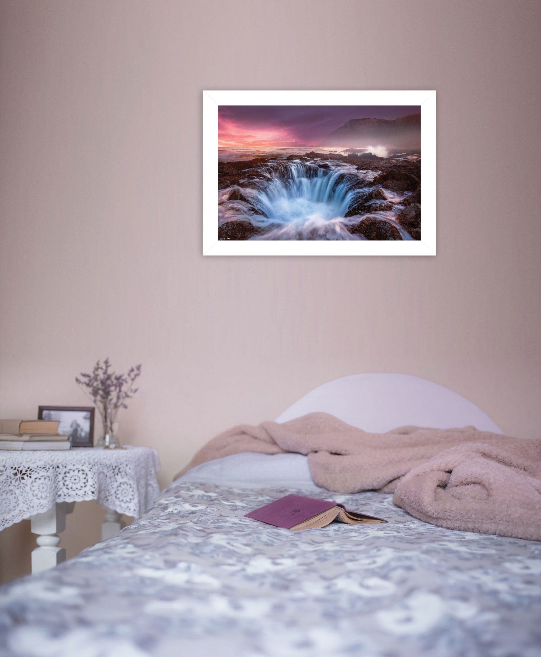 Genesis 1 White Framed Print Wall Art - Homeroots