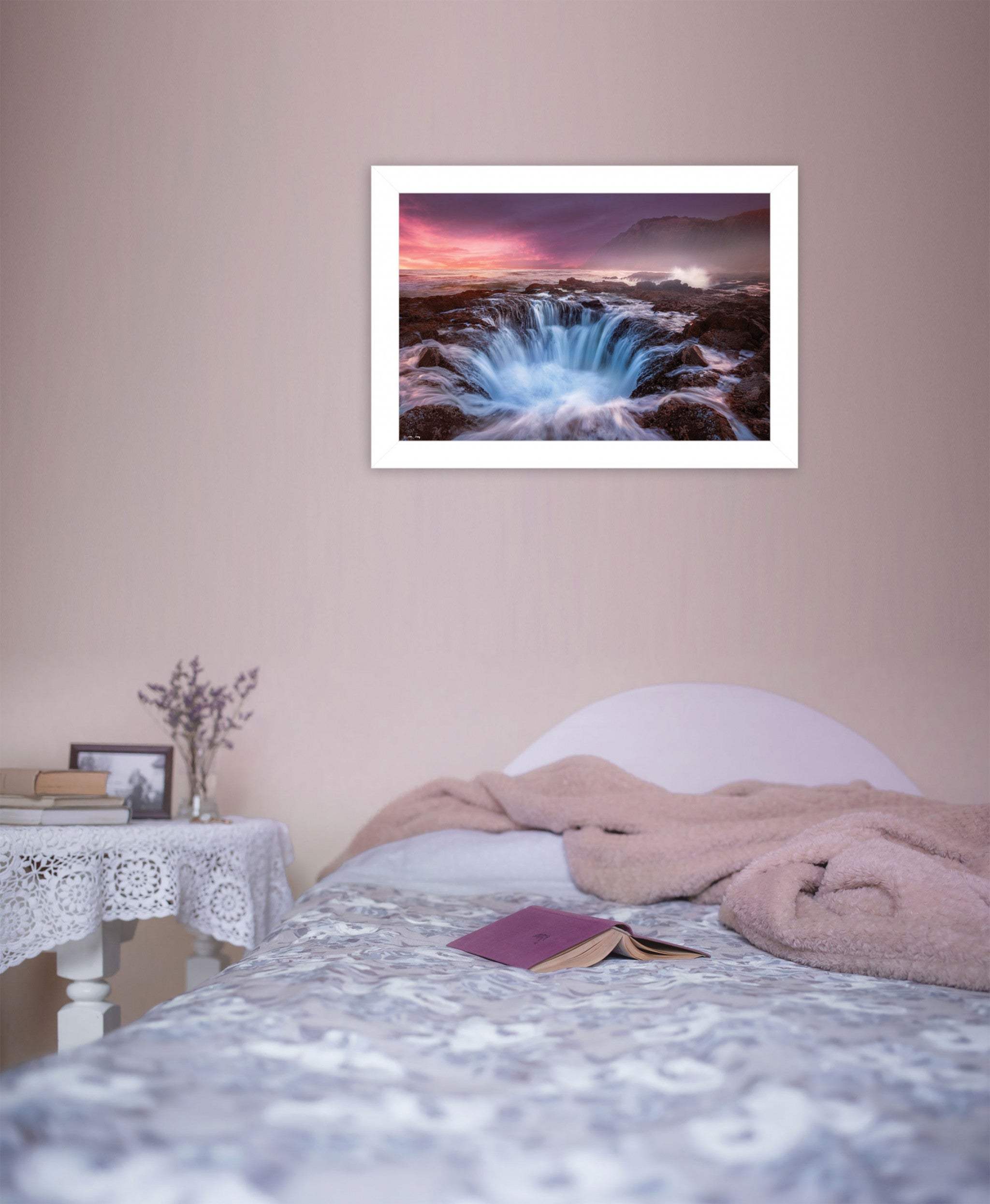 Genesis 1 White Framed Print Wall Art - Homeroots - Flyclothing LLC