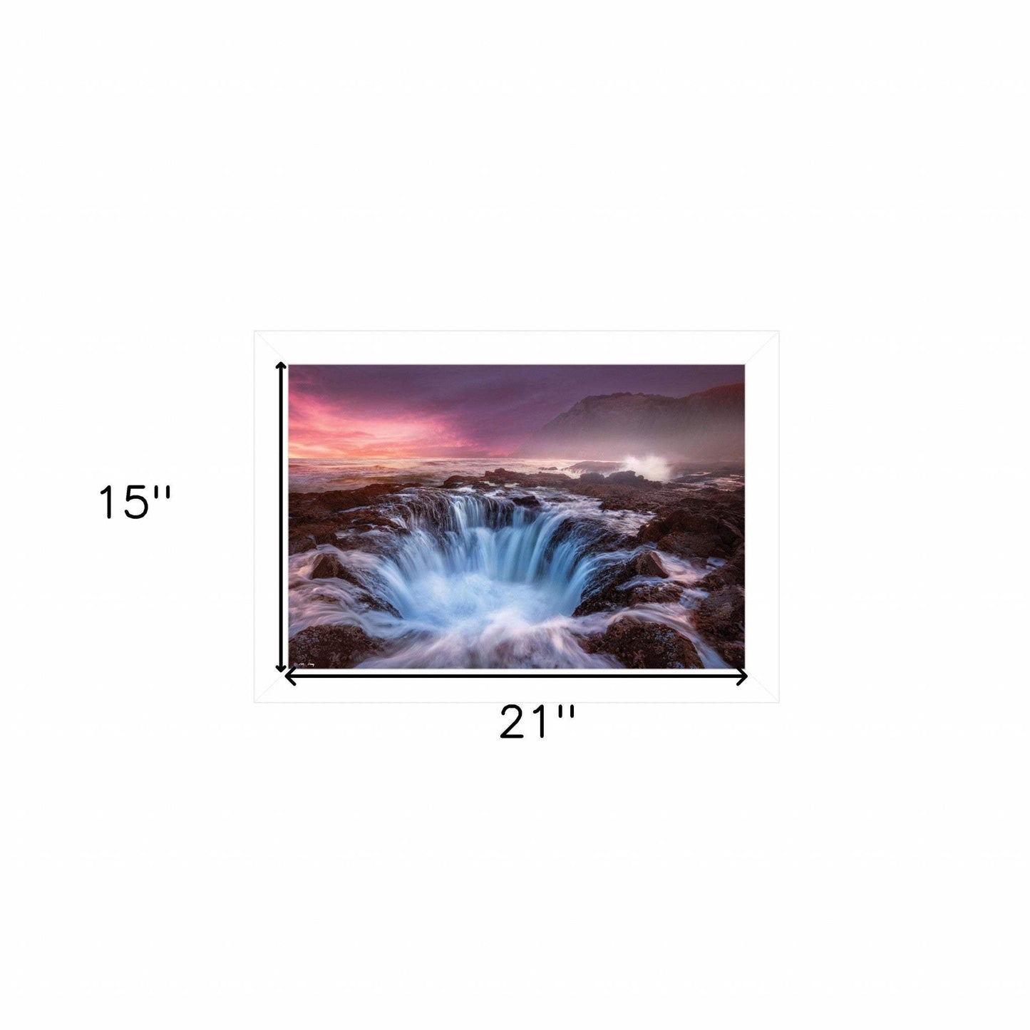 Genesis 1 White Framed Print Wall Art - Homeroots - Flyclothing LLC