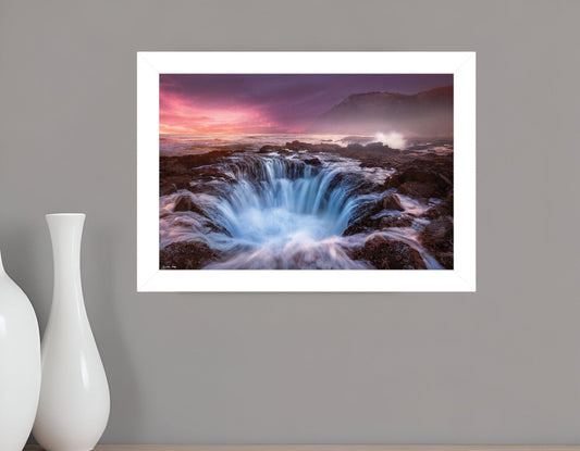 Genesis 1 White Framed Print Wall Art - Homeroots