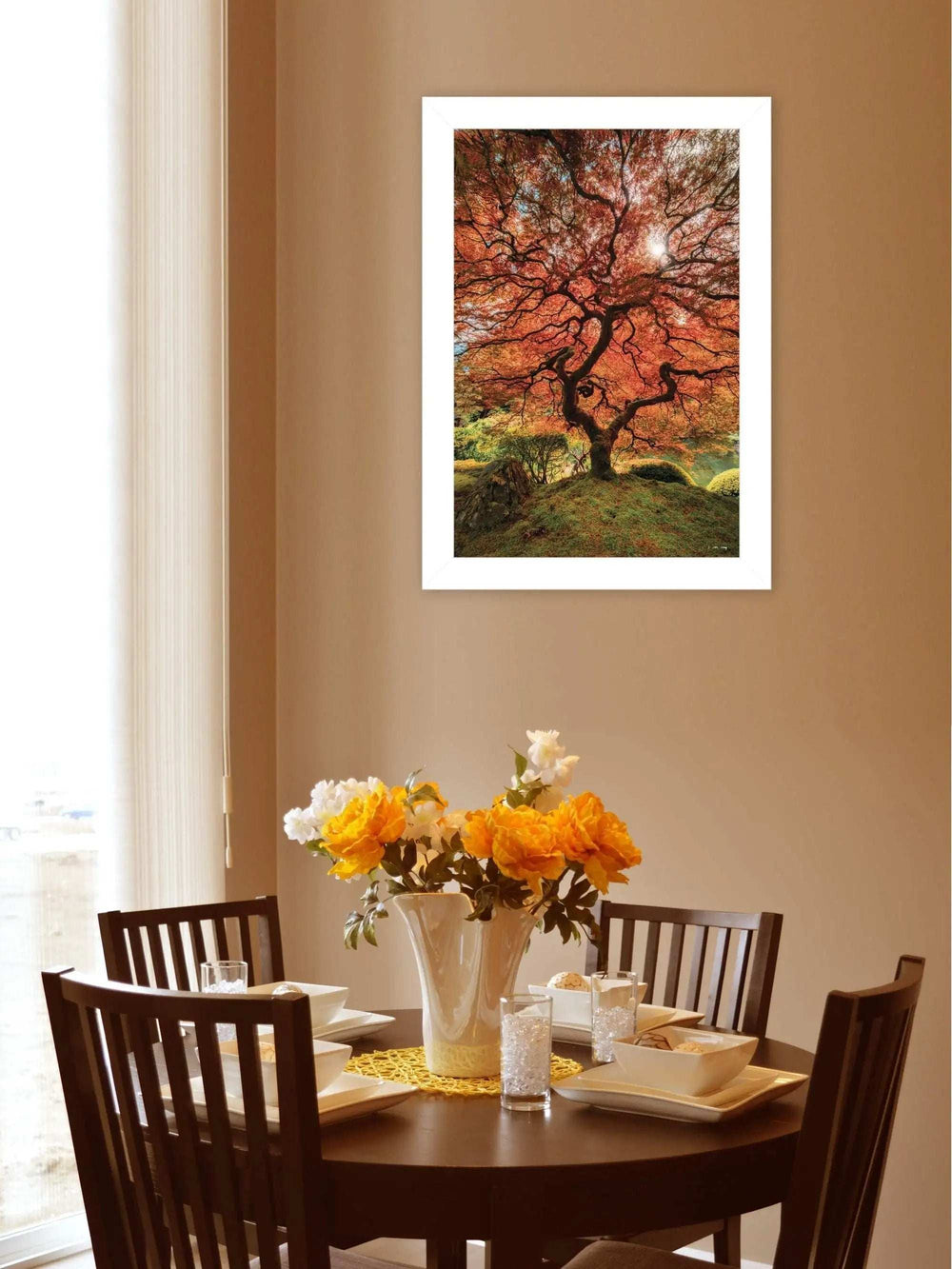 First Colors of Fall II 1 White Framed Print Wall Art - Homeroots - Flyclothing LLC
