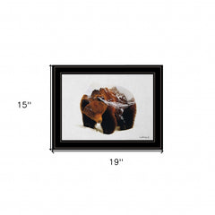 Bear in the Mountains 2 Black Framed Print Wall Art - Homeroots