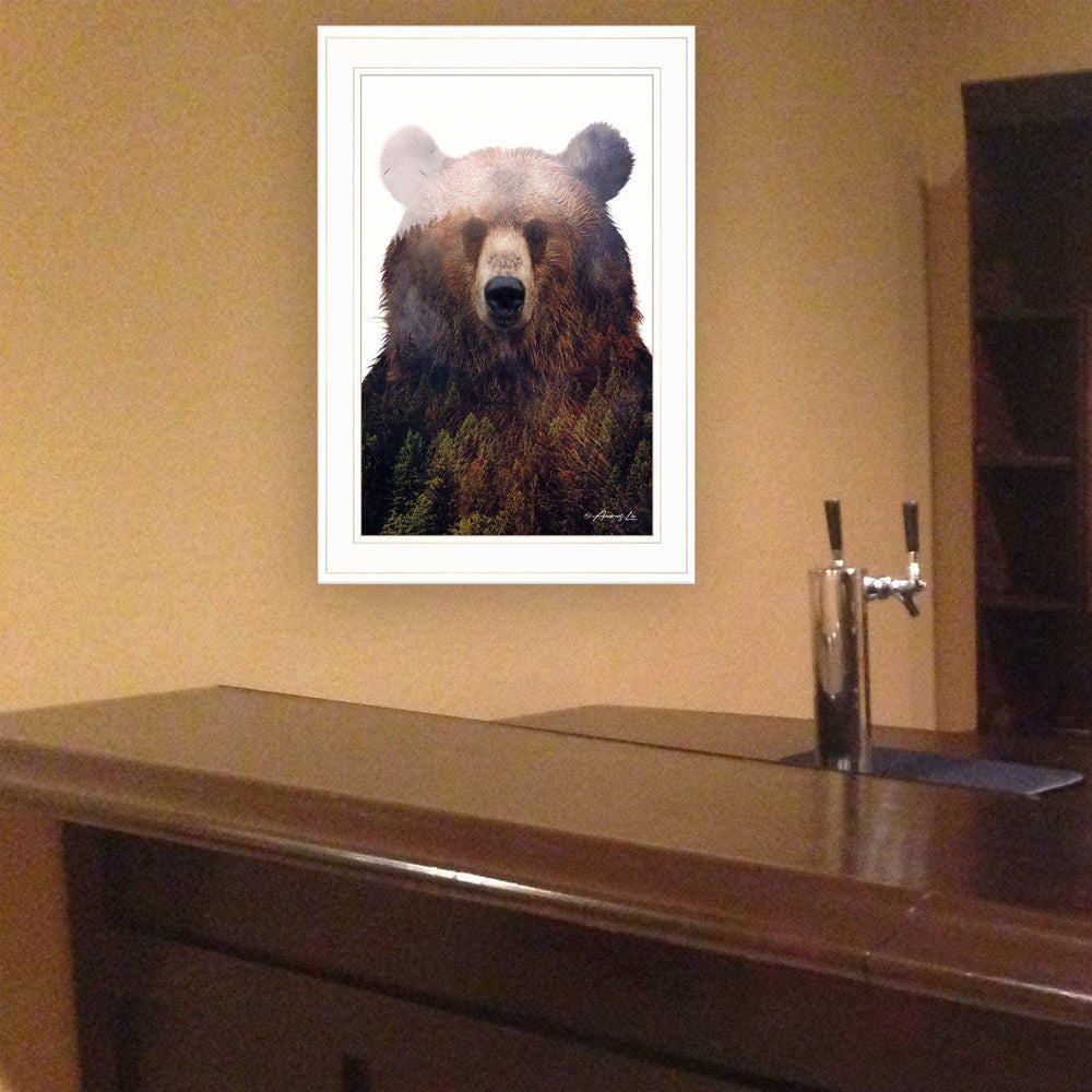 King of the Forest 3 White Framed Print Wall Art - Homeroots - Flyclothing LLC