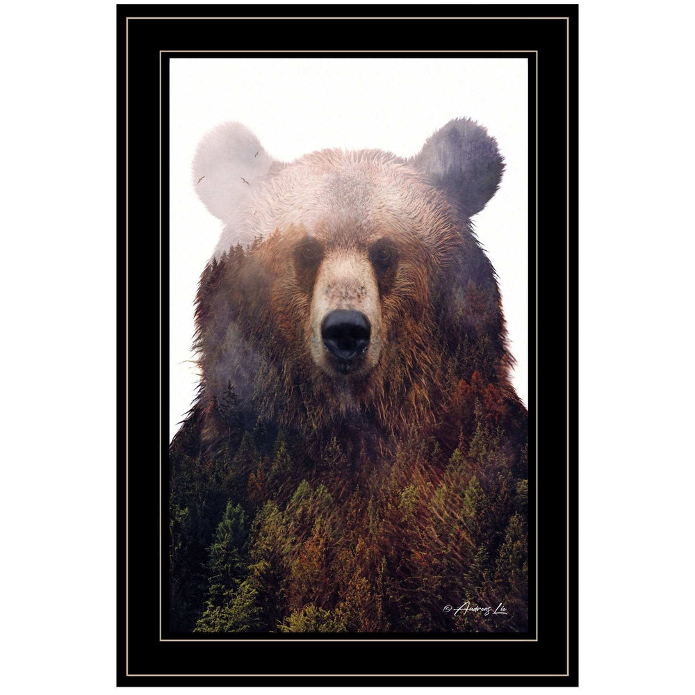 King of the Forest 4 Black Framed Print Wall Art - Homeroots - Flyclothing LLC