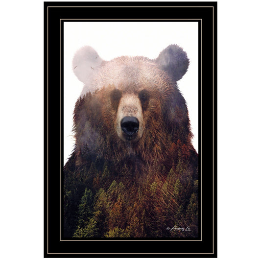King of the Forest 4 Black Framed Print Wall Art - Homeroots